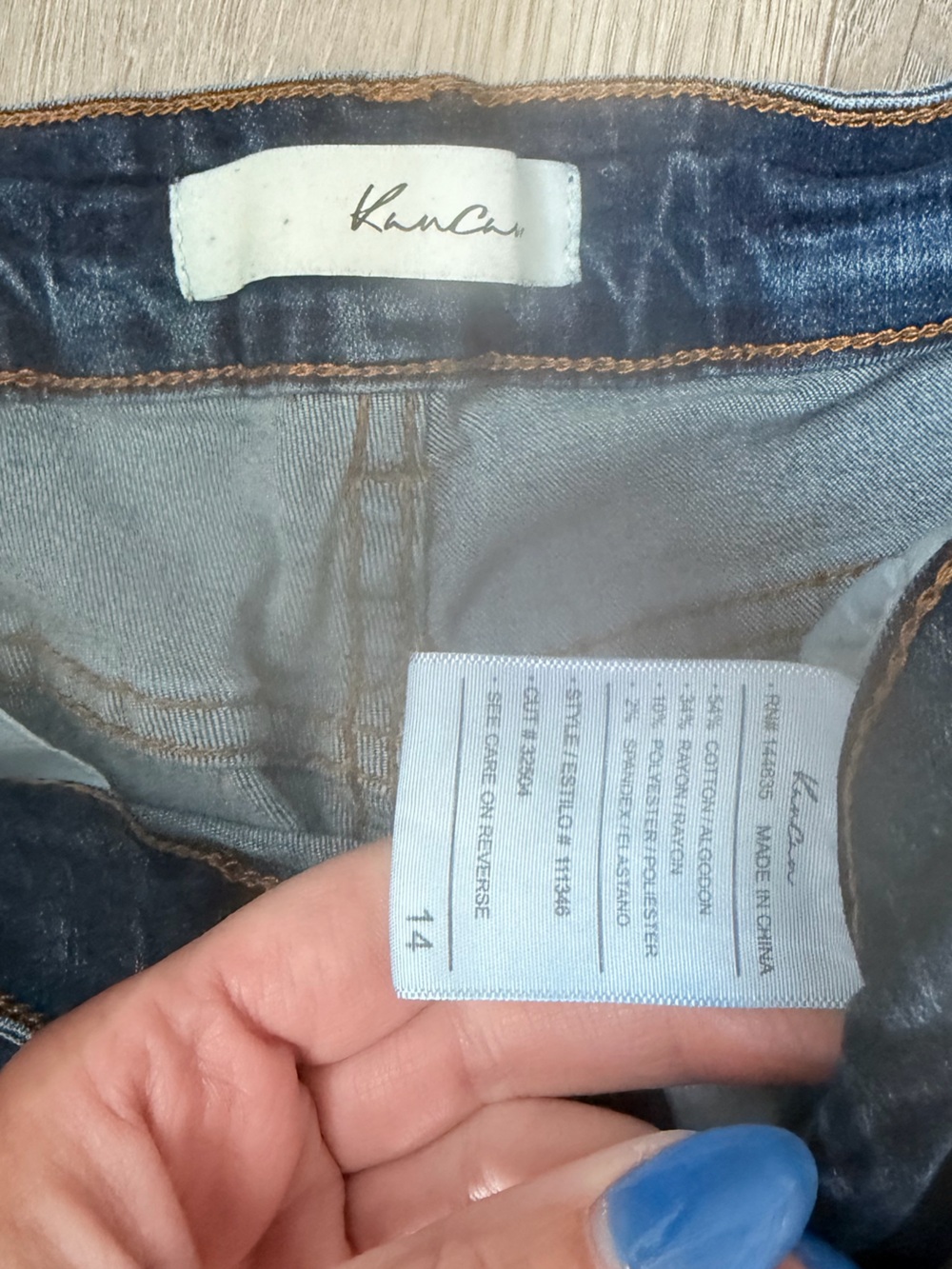 Kut from the Kloth Dark Indigo Denim Jeans - Picture 3 of 3